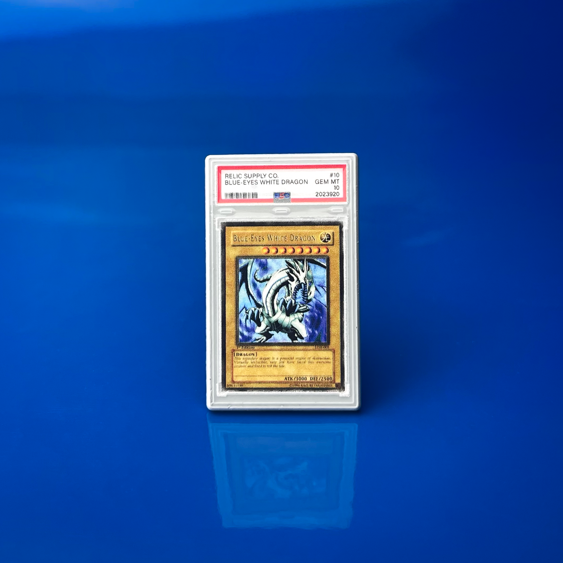 2002 Blue Eyes White Dragon Graded Enamel Pin Relic Supply Co. 2002 Blue Eyes White Dragon Graded Enamel Pin Relic Supply Co.