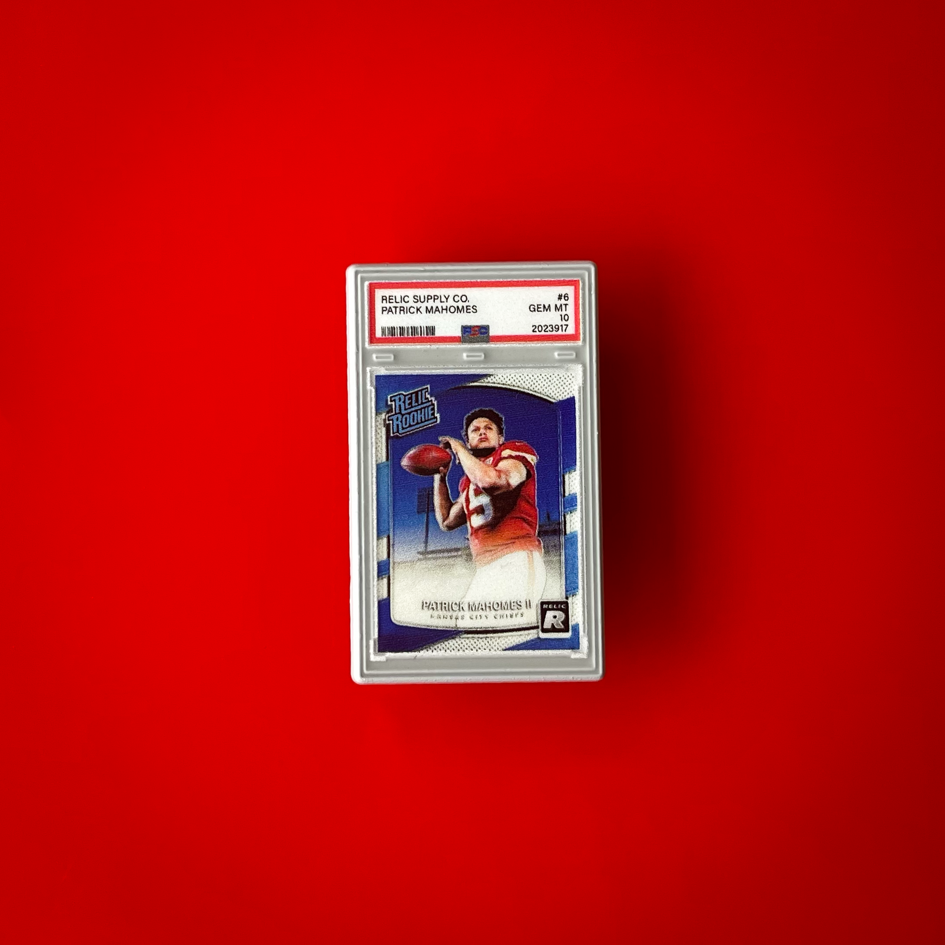 2017 Patrick Mahomes Optic Rated Rookie Graded Enamel Pin Relic Supply Co. 2017 Patrick Mahomes Optic Rated Rookie Graded Enamel Pin Relic Supply Co.