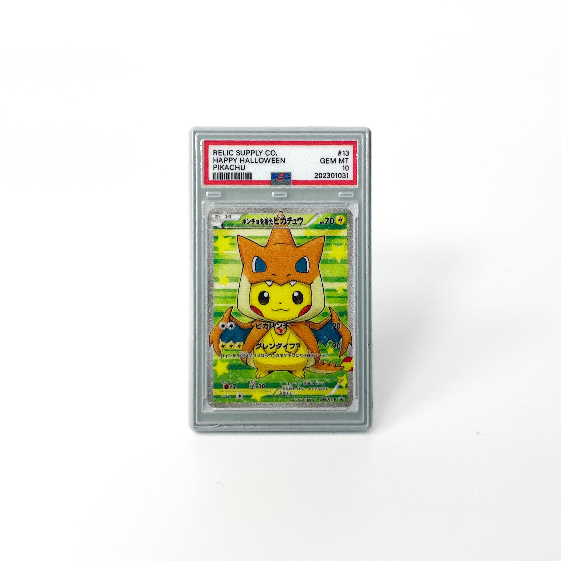 HALLOWEEN PIN! 2016 Poncho Pikachu Graded Enamel Pin – Relic Supply Co